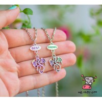 Кулон для двоих друзей "Best Friends. Мини дракон. Цена за набор